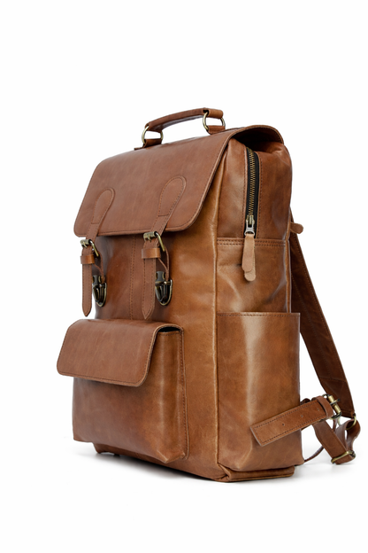 Navigator Leather Backpack Bag