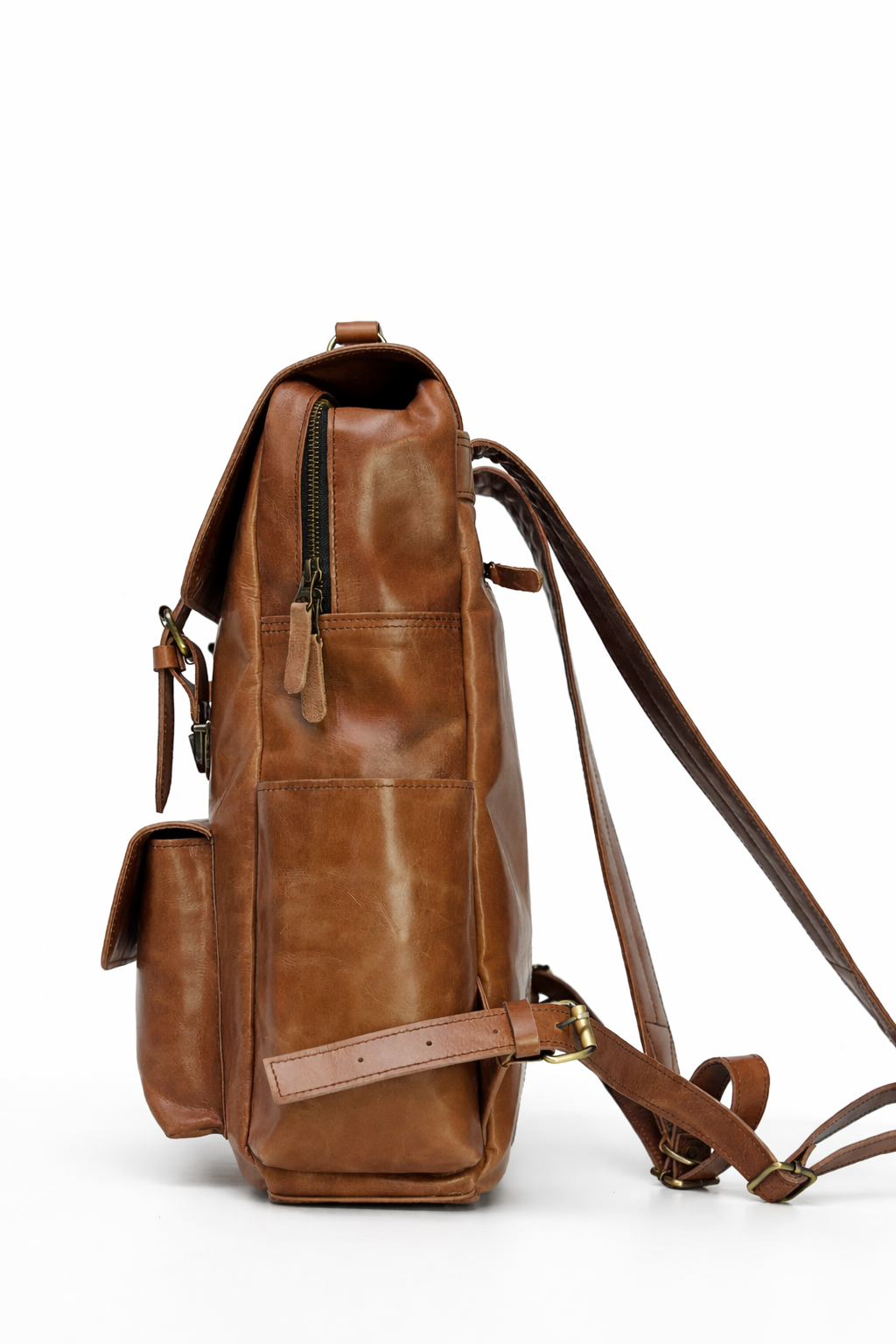 Navigator Leather Backpack Bag