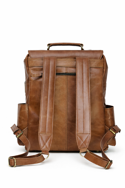 Navigator Leather Backpack Bag