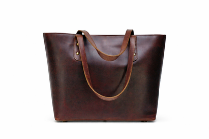 Brown Leather Tote Bag