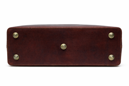 Brown Leather Tote Bag
